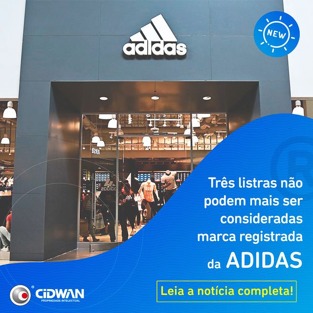Read more about the article Três listras não podem mais ser consideradas marca registrada da Adidas!